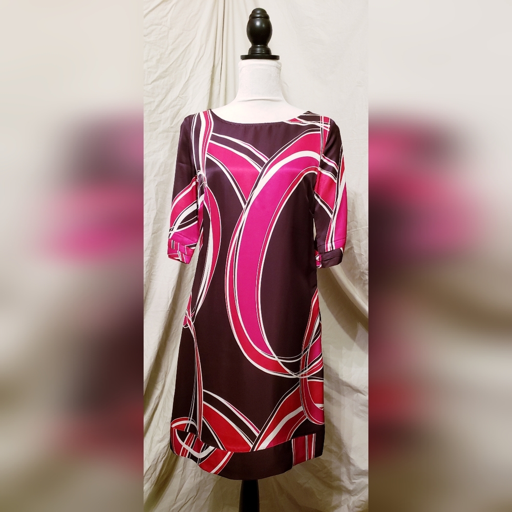 H&M Multicolored 60s Style Mod Shift Dress - image 5